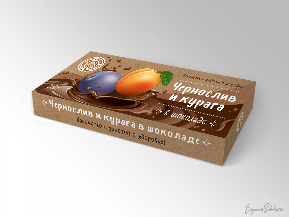  Чернослив и курага в шоколаде, 220г в Абакане
