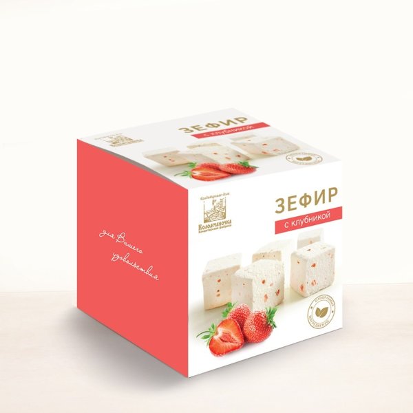№2 Зефир с клубникой 180г  в Абакане