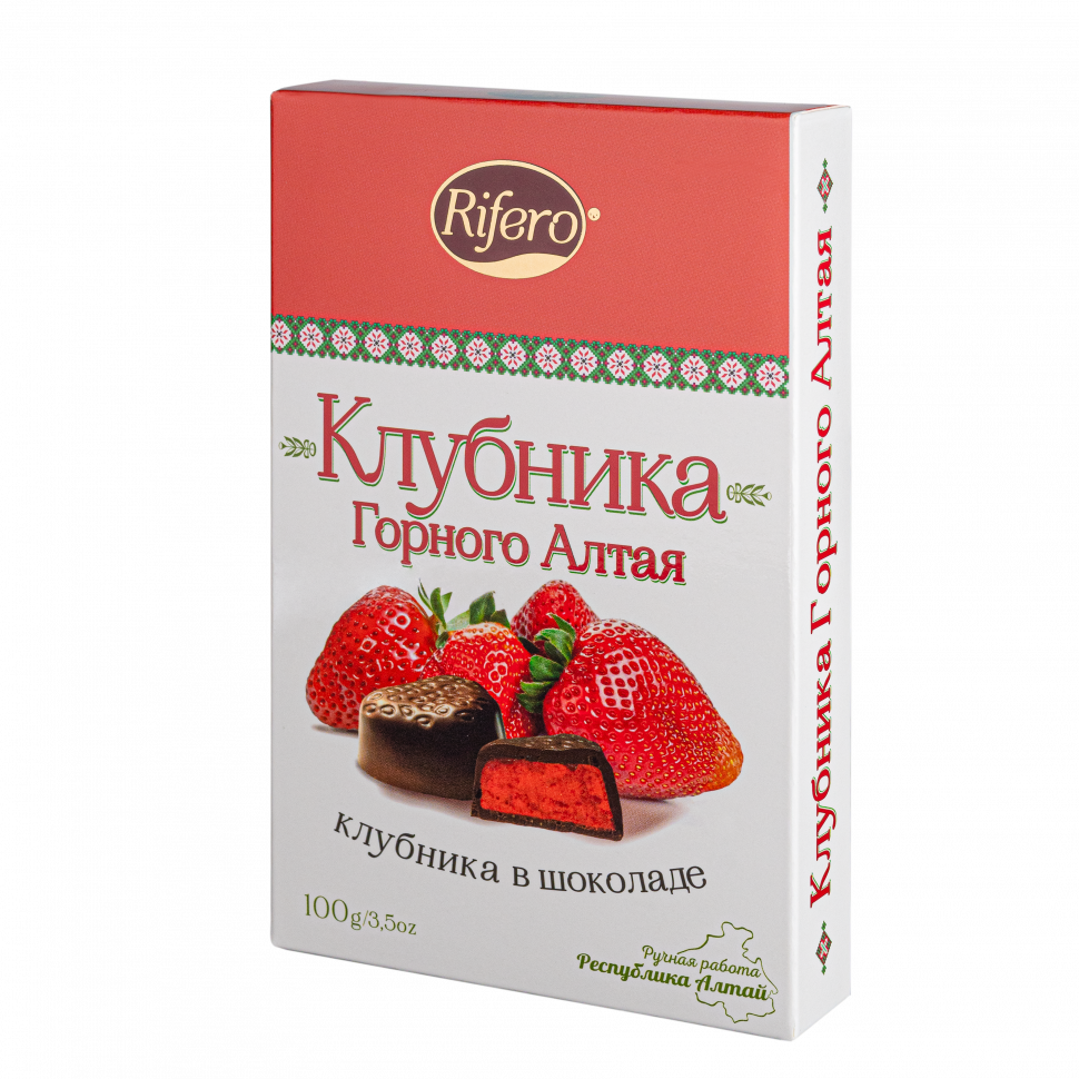  Риф и ко Конфеты "КЛУБНИКА Горного Алтая" 100г        в Абакане