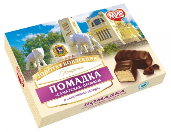 №2 КФ МИР Помадка ШОКОЛАДНОЙ ГЛАЗУРИ 145г  в Абакане
