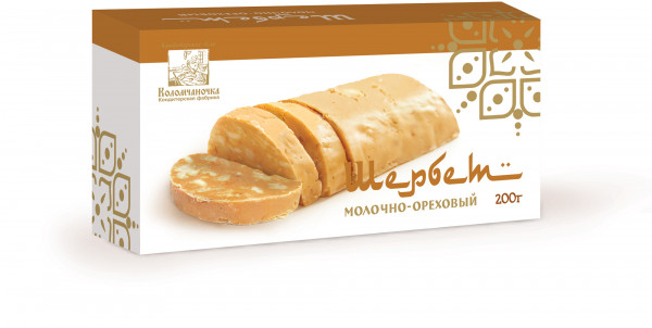 №1 Шербет МОЛОЧНО-ОРЕХОВЫЙ, 200г в Абакане