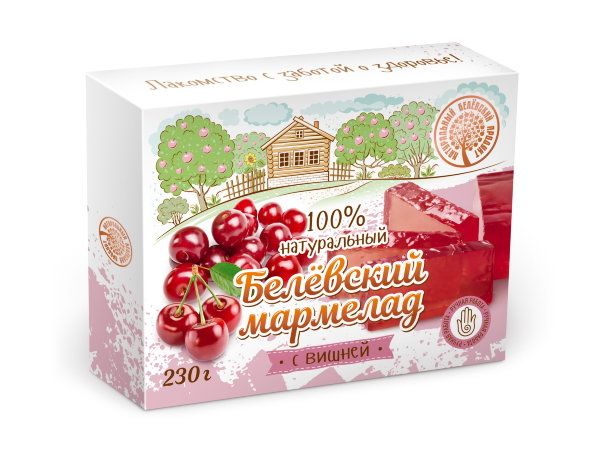 №2 Мармелад белевский "Вишня" 230г в Абакане
